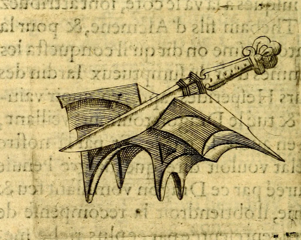 An illustration from Dévises héroiqves et emblèmes, 1622, leaf 87