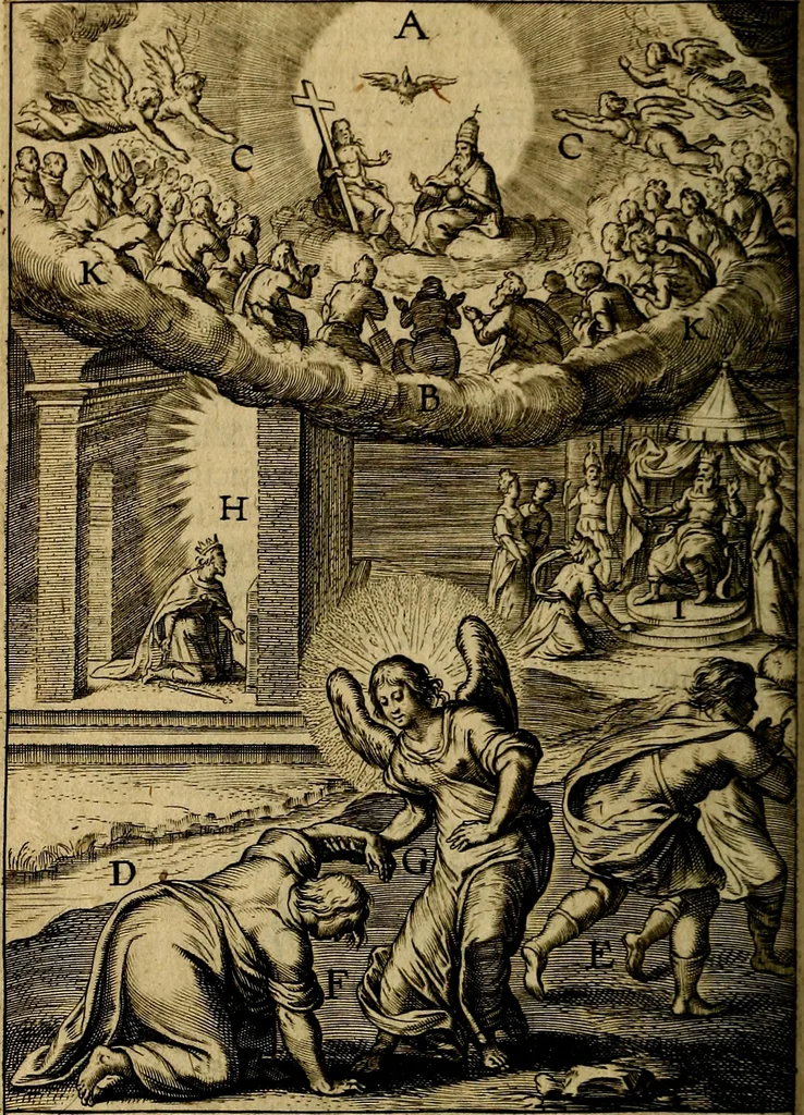 An illustration from Dvodecim specvla Devm aliqvando videre desideranti concinnata, 1610, leaf 179