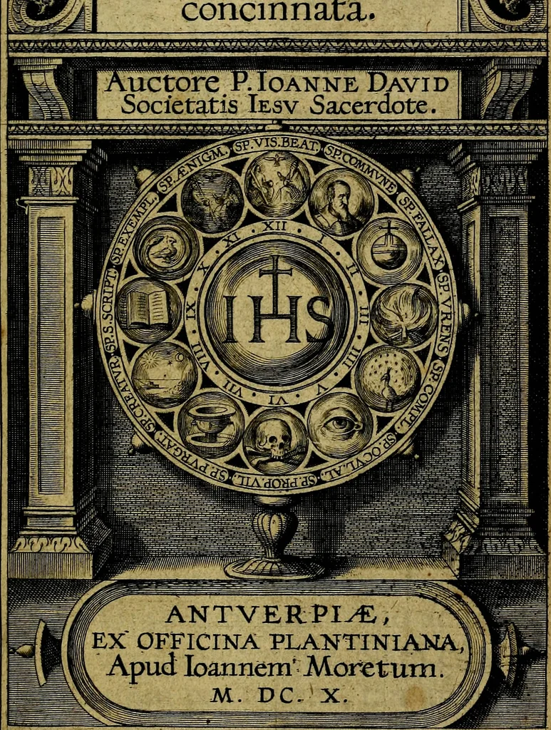 An illustration from Dvodecim specvla Devm aliqvando videre desideranti concinnata, 1610, leaf 6