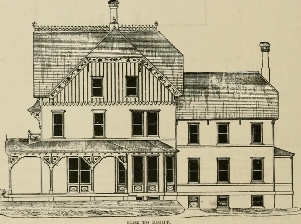 An illustration from Dwelling for village and country, with general descriptions and detailed estimates, 1885, leaf 103