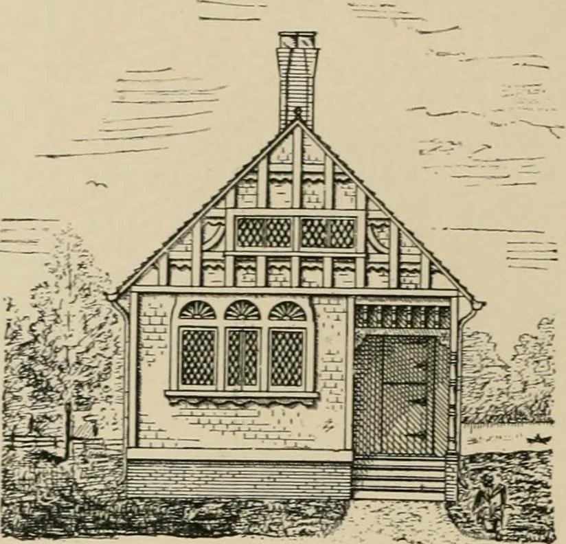 An illustration from Dwelling for village and country, with general descriptions and detailed estimates, 1885, leaf 15