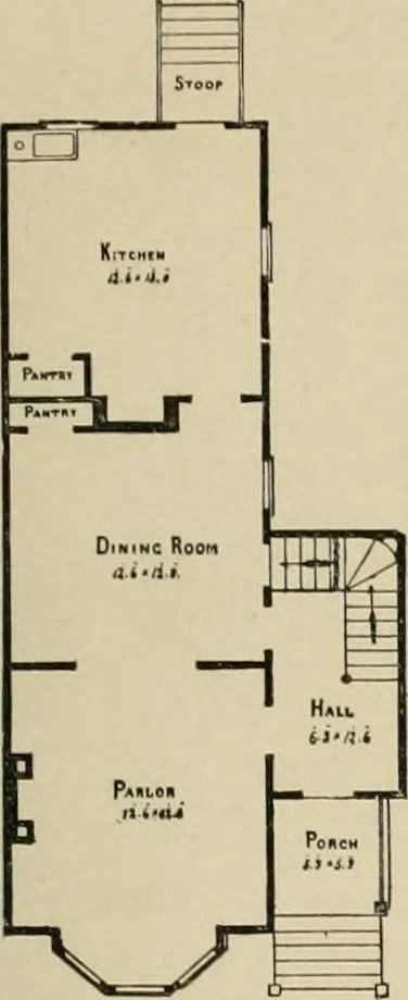 An illustration from Dwelling for village and country, with general descriptions and detailed estimates, 1885, leaf 26