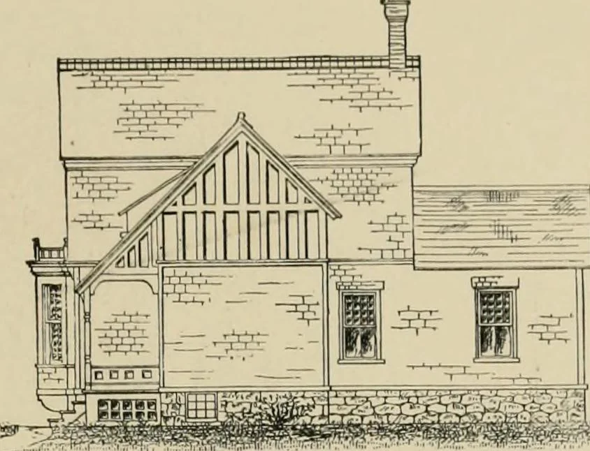 An illustration from Dwelling for village and country, with general descriptions and detailed estimates, 1885, leaf 26
