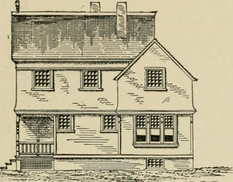 An illustration from Dwelling for village and country, with general descriptions and detailed estimates, 1885, leaf 30