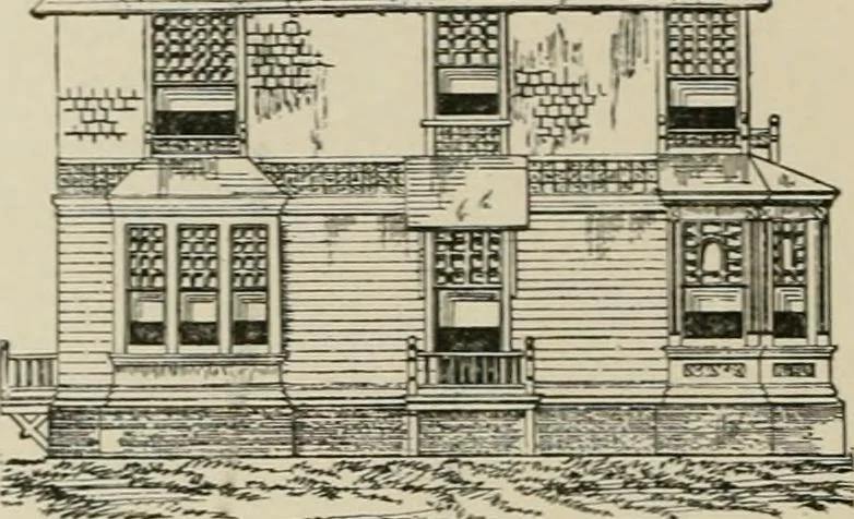 An illustration from Dwelling for village and country, with general descriptions and detailed estimates, 1885, leaf 75