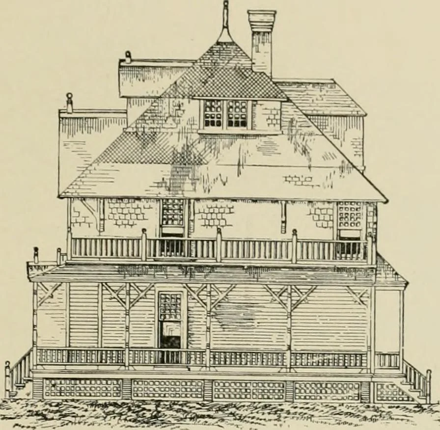 An illustration from Dwelling for village and country, with general descriptions and detailed estimates, 1885, leaf 76