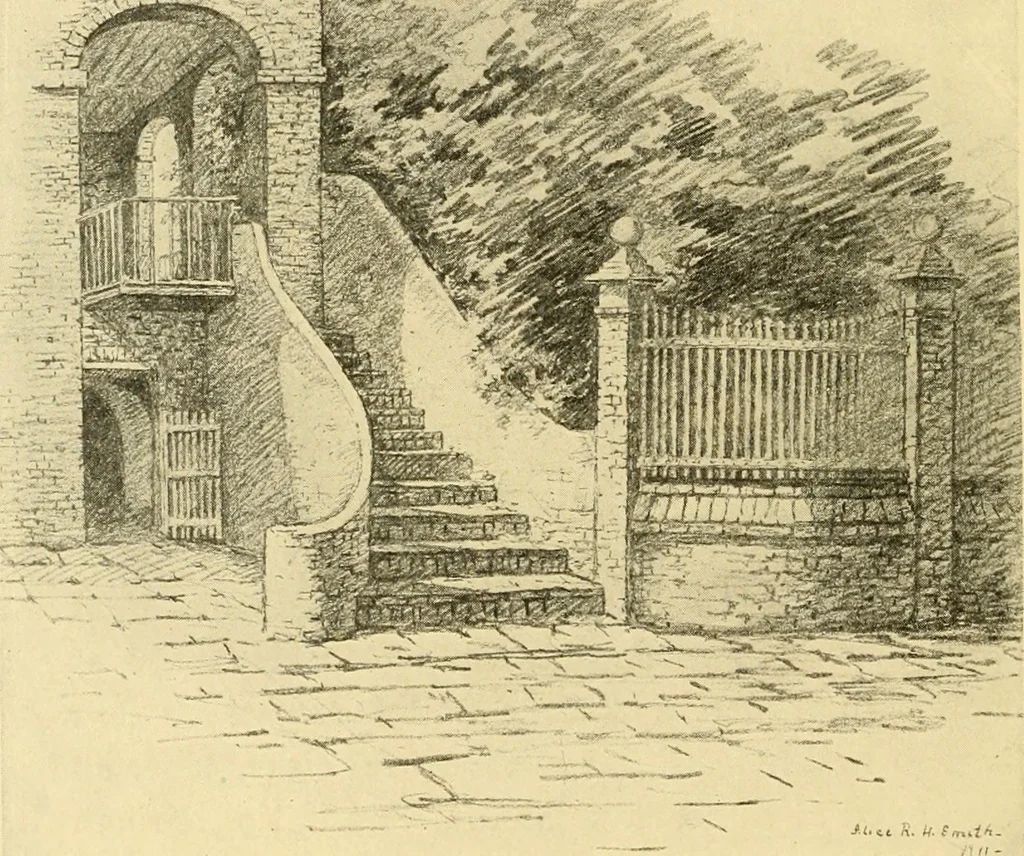An illustration from The dwelling houses of Charleston, South Carolina, 1917, leaf 102