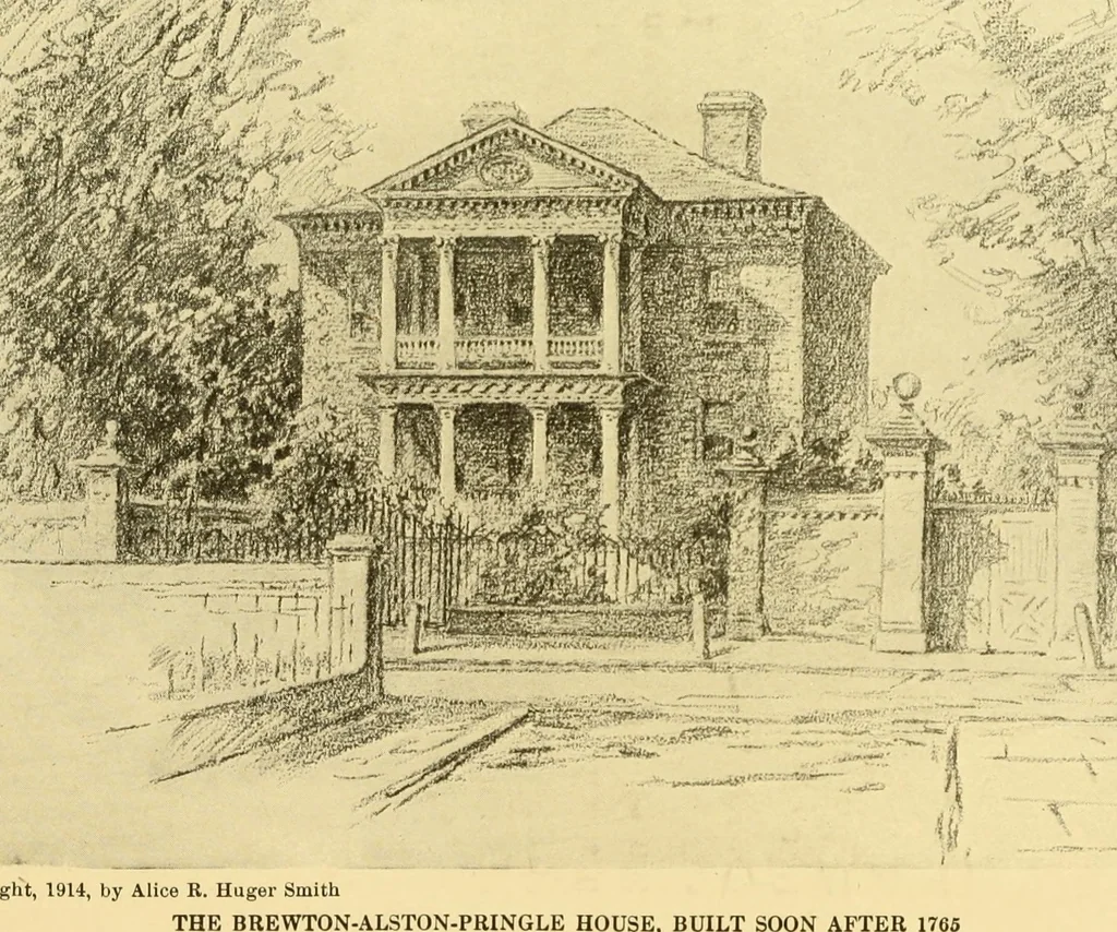 An illustration from The dwelling houses of Charleston, South Carolina, 1917, leaf 103