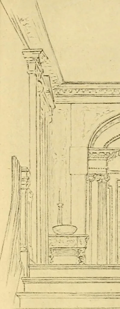 An illustration from The dwelling houses of Charleston, South Carolina, 1917, leaf 105