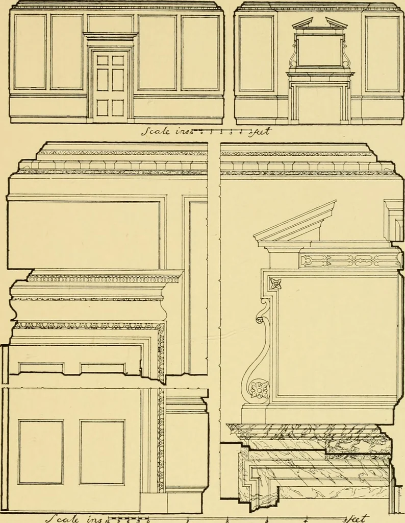 An illustration from The dwelling houses of Charleston, South Carolina, 1917, leaf 117