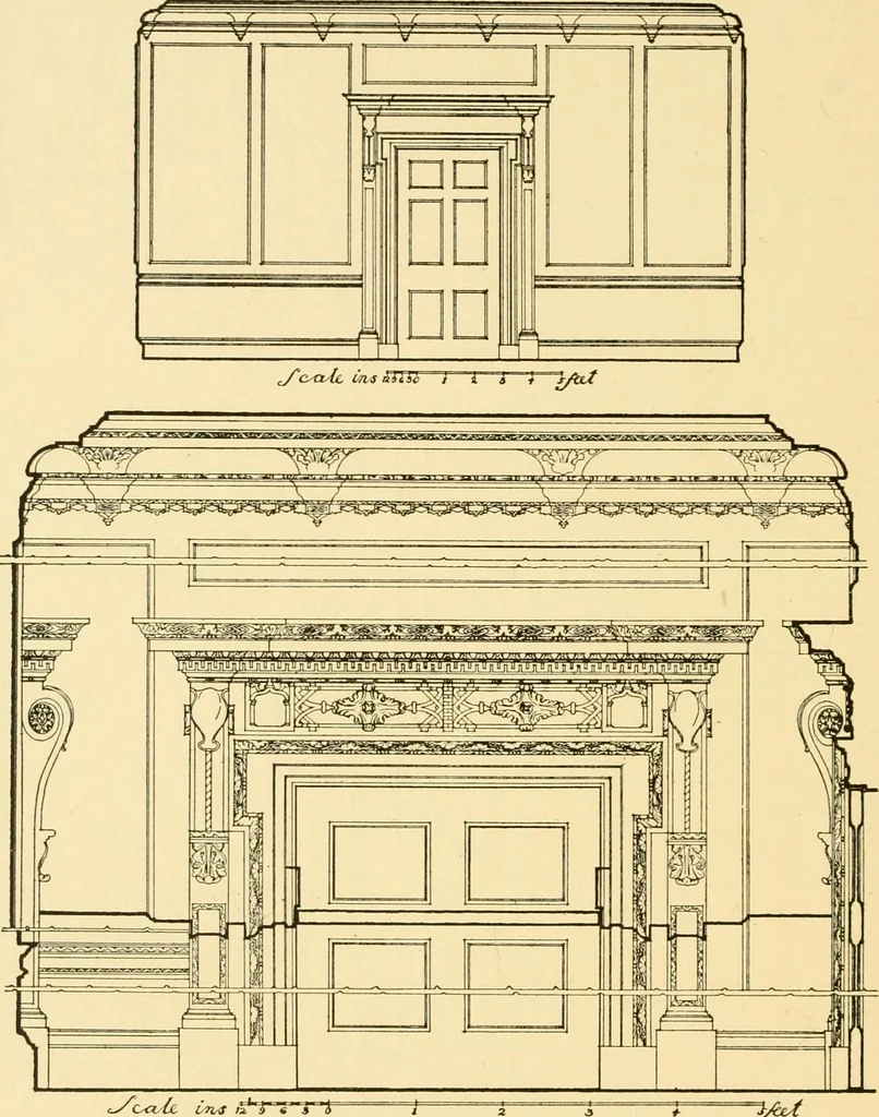 An illustration from The dwelling houses of Charleston, South Carolina, 1917, leaf 118
