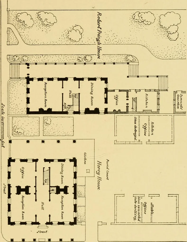 An illustration from The dwelling houses of Charleston, South Carolina, 1917, leaf 119