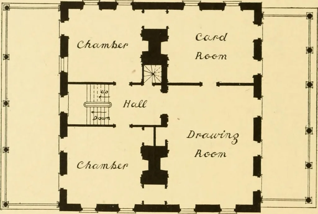 An illustration from The dwelling houses of Charleston, South Carolina, 1917, leaf 120