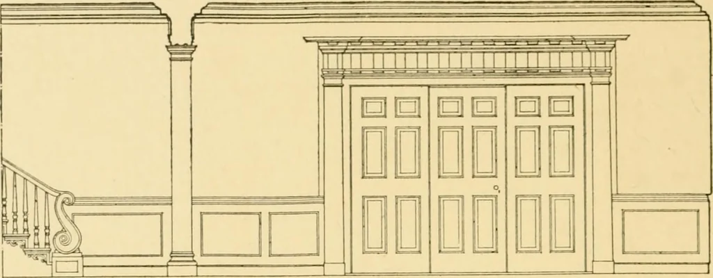 An illustration from The dwelling houses of Charleston, South Carolina, 1917, leaf 124