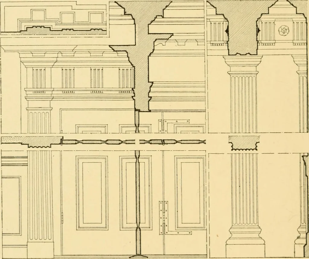 An illustration from The dwelling houses of Charleston, South Carolina, 1917, leaf 124