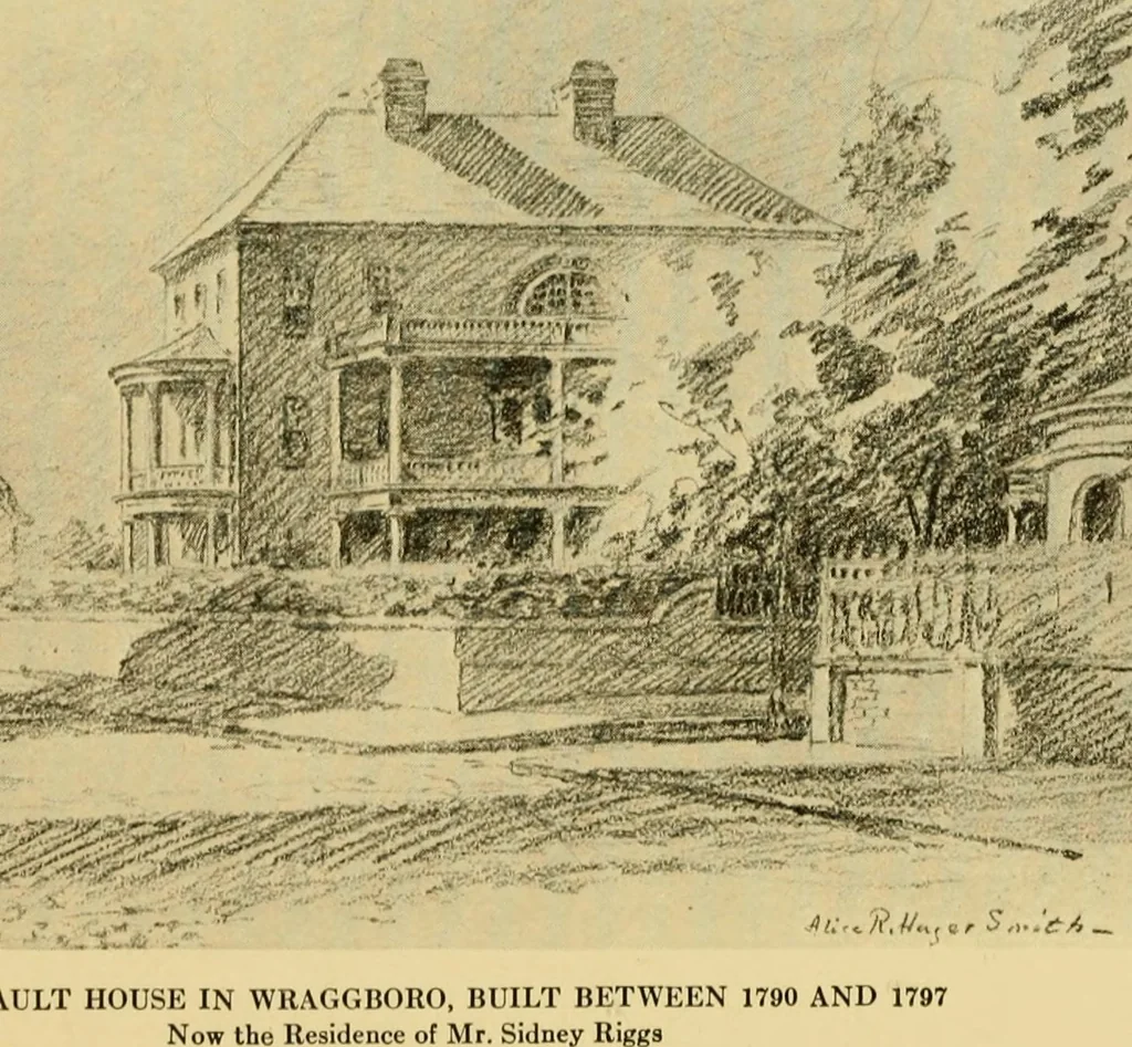 An illustration from The dwelling houses of Charleston, South Carolina, 1917, leaf 143