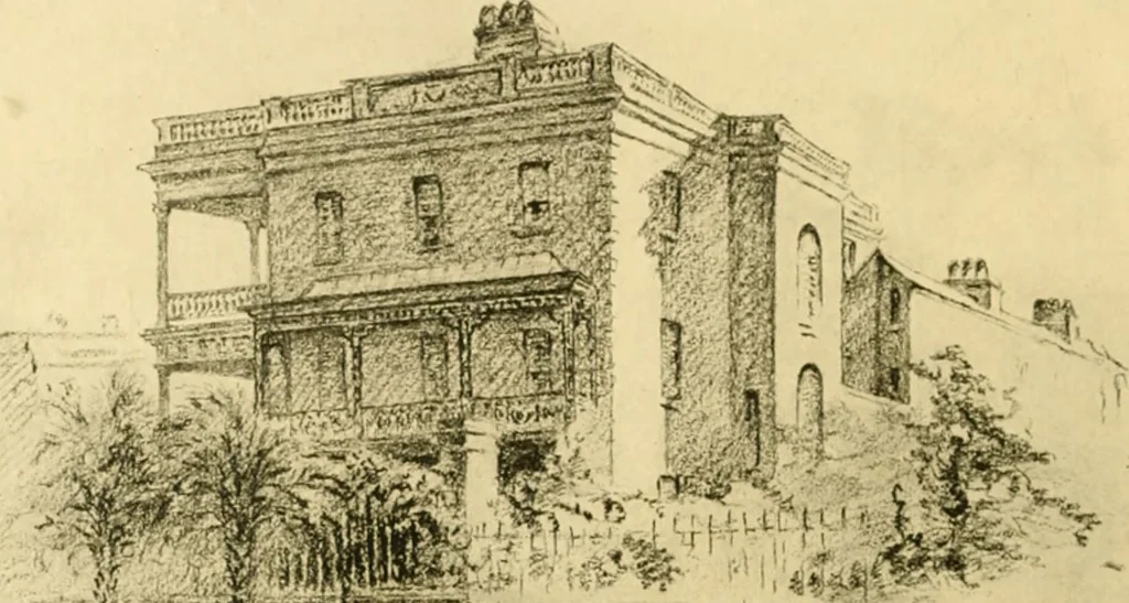 An illustration from The dwelling houses of Charleston, South Carolina, 1917, leaf 188