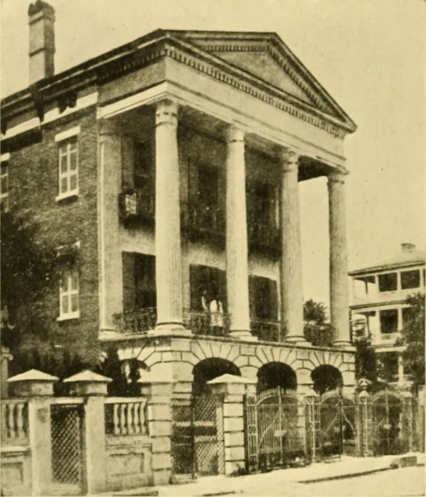 An illustration from The dwelling houses of Charleston, South Carolina, 1917, leaf 190