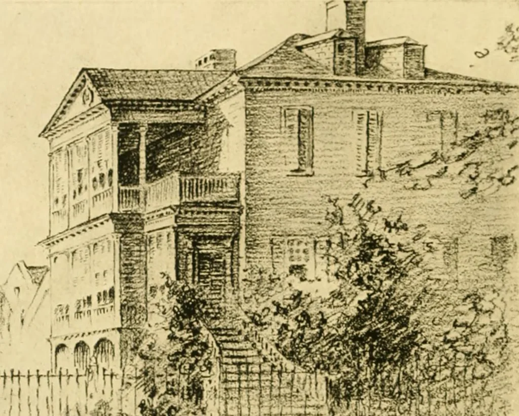 An illustration from The dwelling houses of Charleston, South Carolina, 1917, leaf 196