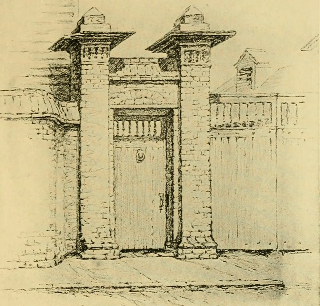 An illustration from The dwelling houses of Charleston, South Carolina, 1917, leaf 197