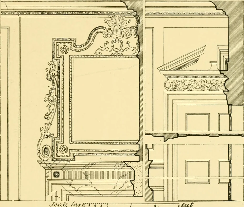 An illustration from The dwelling houses of Charleston, South Carolina, 1917, leaf 253
