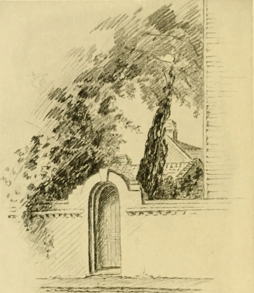 An illustration from The dwelling houses of Charleston, South Carolina, 1917, leaf 256