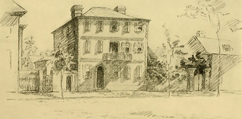 An illustration from The dwelling houses of Charleston, South Carolina, 1917, leaf 259