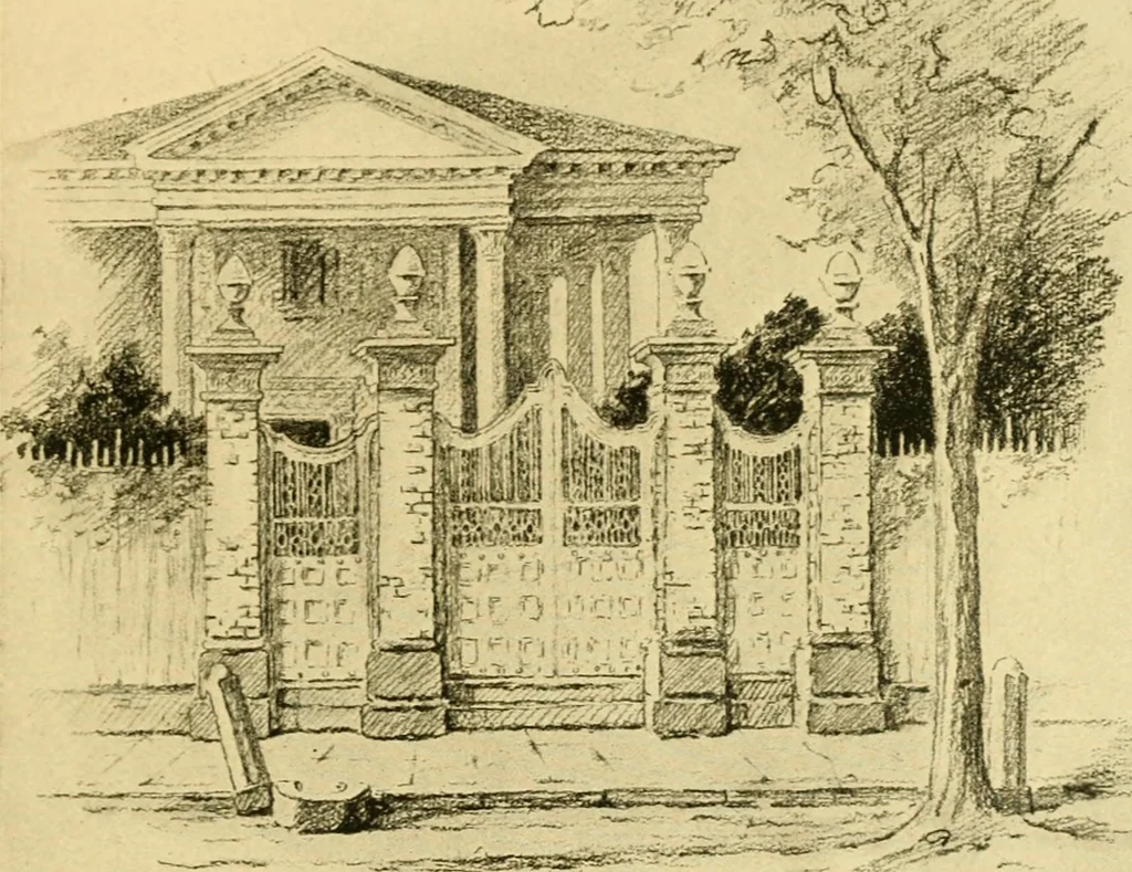 An illustration from The dwelling houses of Charleston, South Carolina, 1917, leaf 295