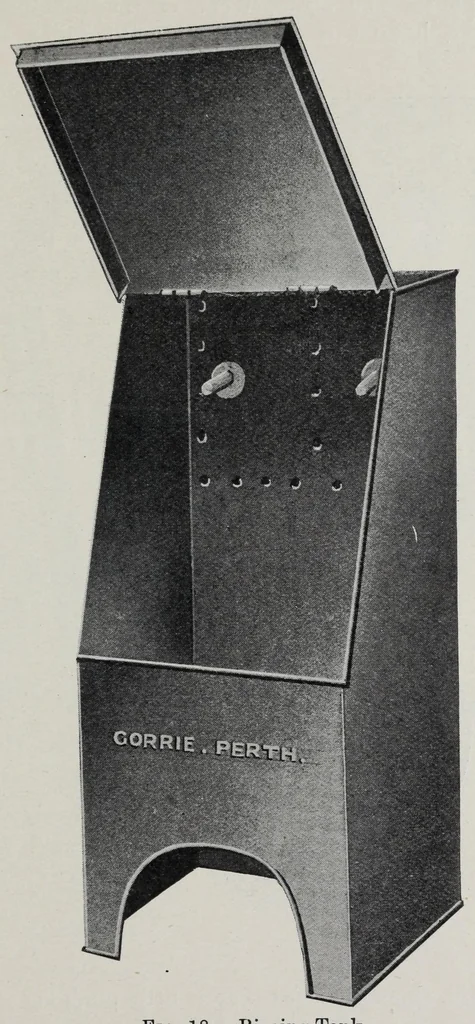 An illustration from Dyeing and cleaning : a practical handbook, 1908, leaf 61