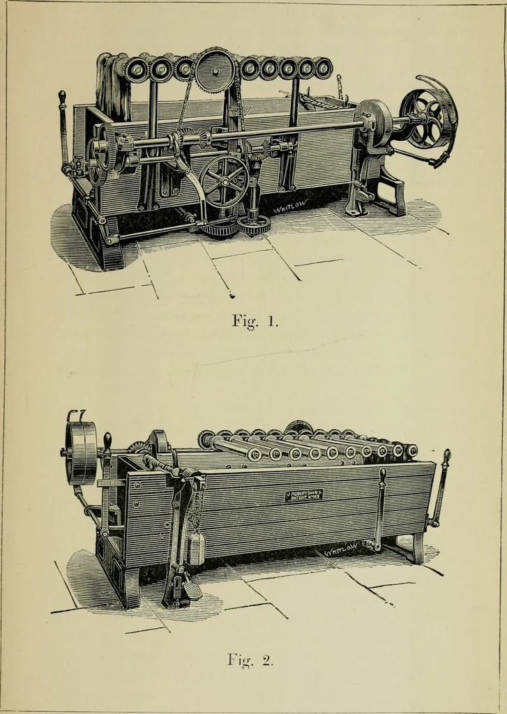 An illustration from Dyeing: comprising the dyeing and bleaching of wool, silk, cotton, flax, hemp, china grass &c., 1888, leaf 110
