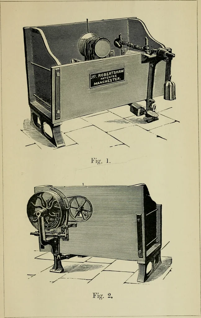 An illustration from Dyeing: comprising the dyeing and bleaching of wool, silk, cotton, flax, hemp, china grass &c., 1888, leaf 114