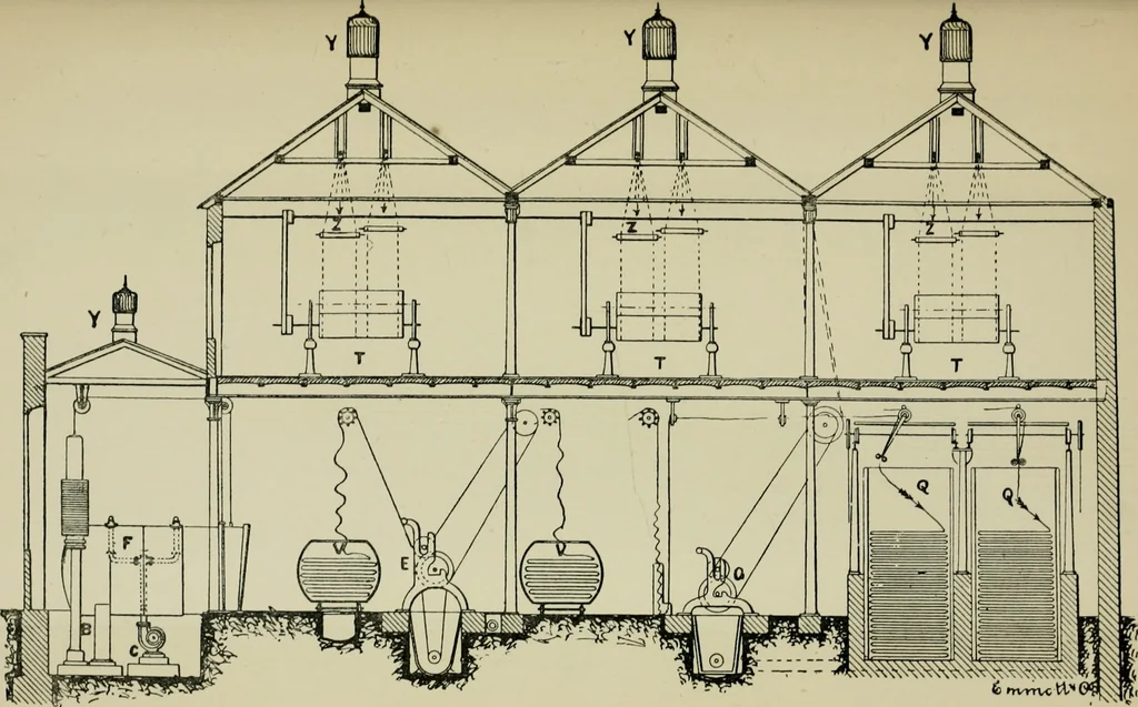 An illustration from Dyeing: comprising the dyeing and bleaching of wool, silk, cotton, flax, hemp, china grass &c., 1888, leaf 286