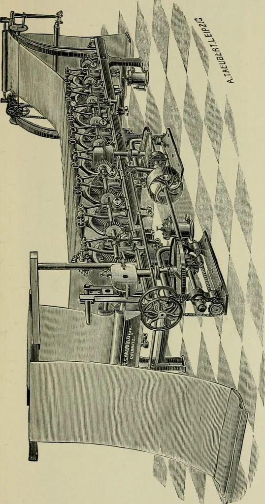 An illustration from Dyeing: comprising the dyeing and bleaching of wool, silk, cotton, flax, hemp, china grass &c., 1888, leaf 290