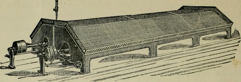 An illustration from Dyeing: comprising the dyeing and bleaching of wool, silk, cotton, flax, hemp, china grass &c., 1888, leaf 297