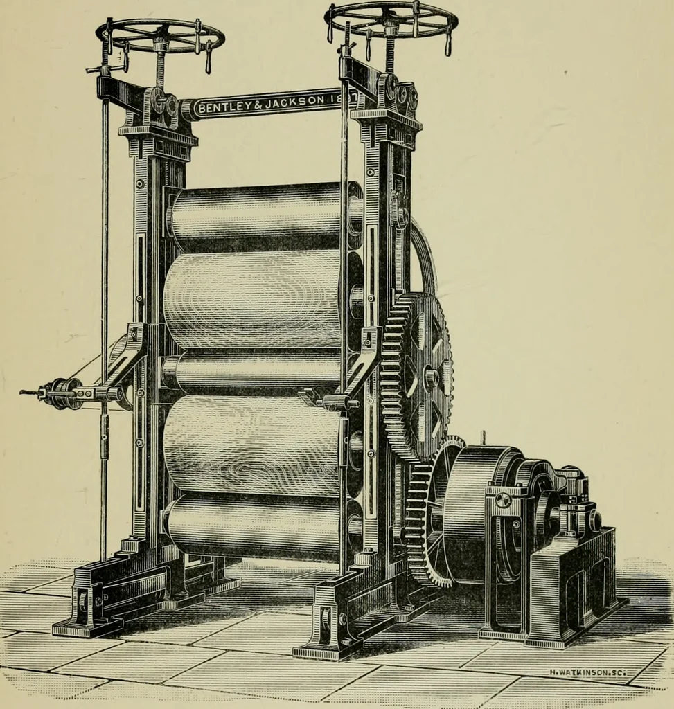 An illustration from Dyeing: comprising the dyeing and bleaching of wool, silk, cotton, flax, hemp, china grass &c., 1888, leaf 326