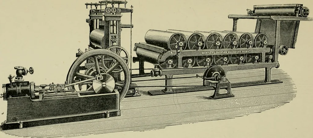 An illustration from Dyeing: comprising the dyeing and bleaching of wool, silk, cotton, flax, hemp, china grass &c., 1888, leaf 328