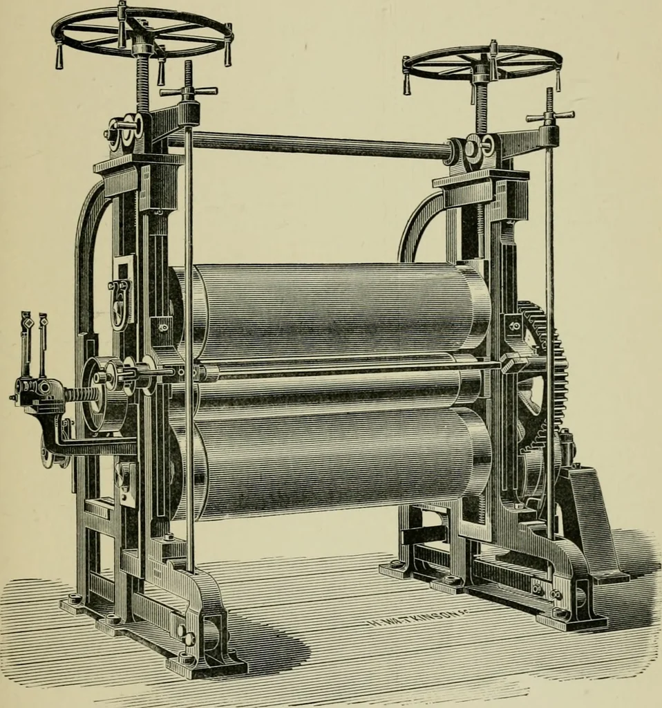 An illustration from Dyeing: comprising the dyeing and bleaching of wool, silk, cotton, flax, hemp, china grass &c., 1888, leaf 336
