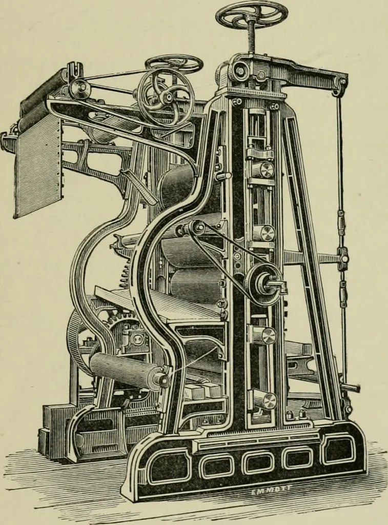 An illustration from Dyeing: comprising the dyeing and bleaching of wool, silk, cotton, flax, hemp, china grass &c., 1888, leaf 358