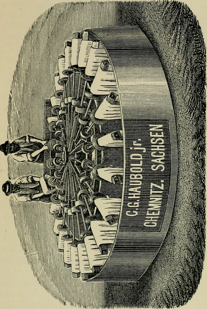 An illustration from Dyeing: comprising the dyeing and bleaching of wool, silk, cotton, flax, hemp, china grass &c., 1888, leaf 82