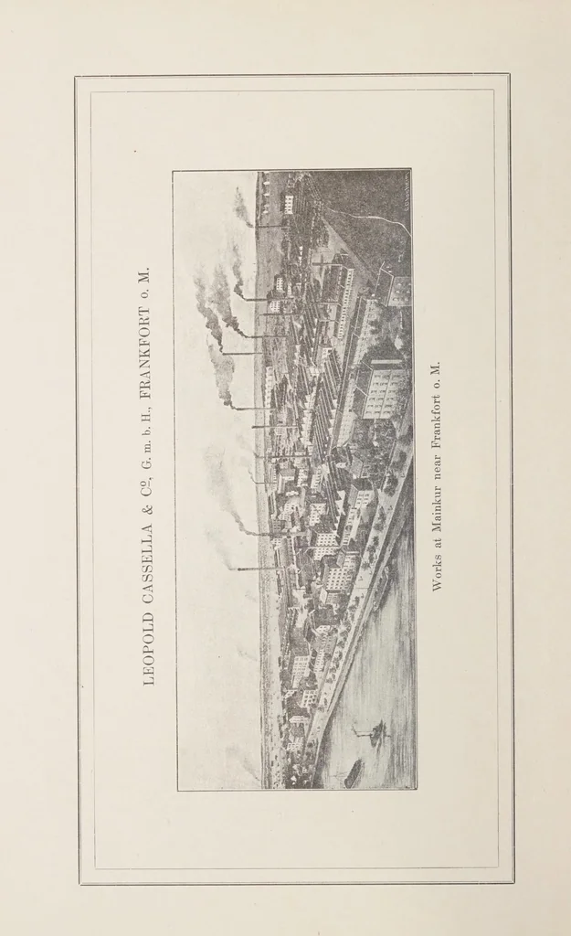 An illustration from The dyeing of chrome leather with the dyestuffs of the Cassella Color Company., 1900, leaf 6
