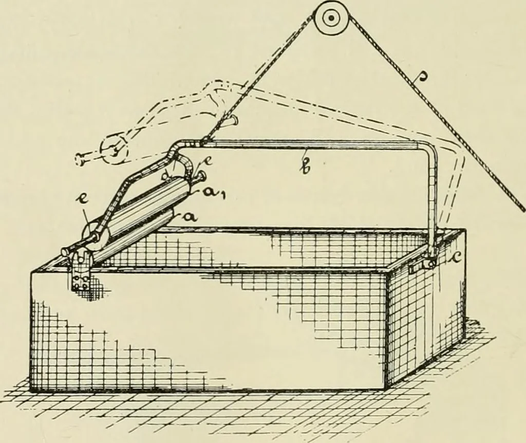 An illustration from The dyeing of cotton and other vegetable fibres with the dyestuffs of Leopold Cassella & Co. Frankfort o. M, 1902, leaf 245