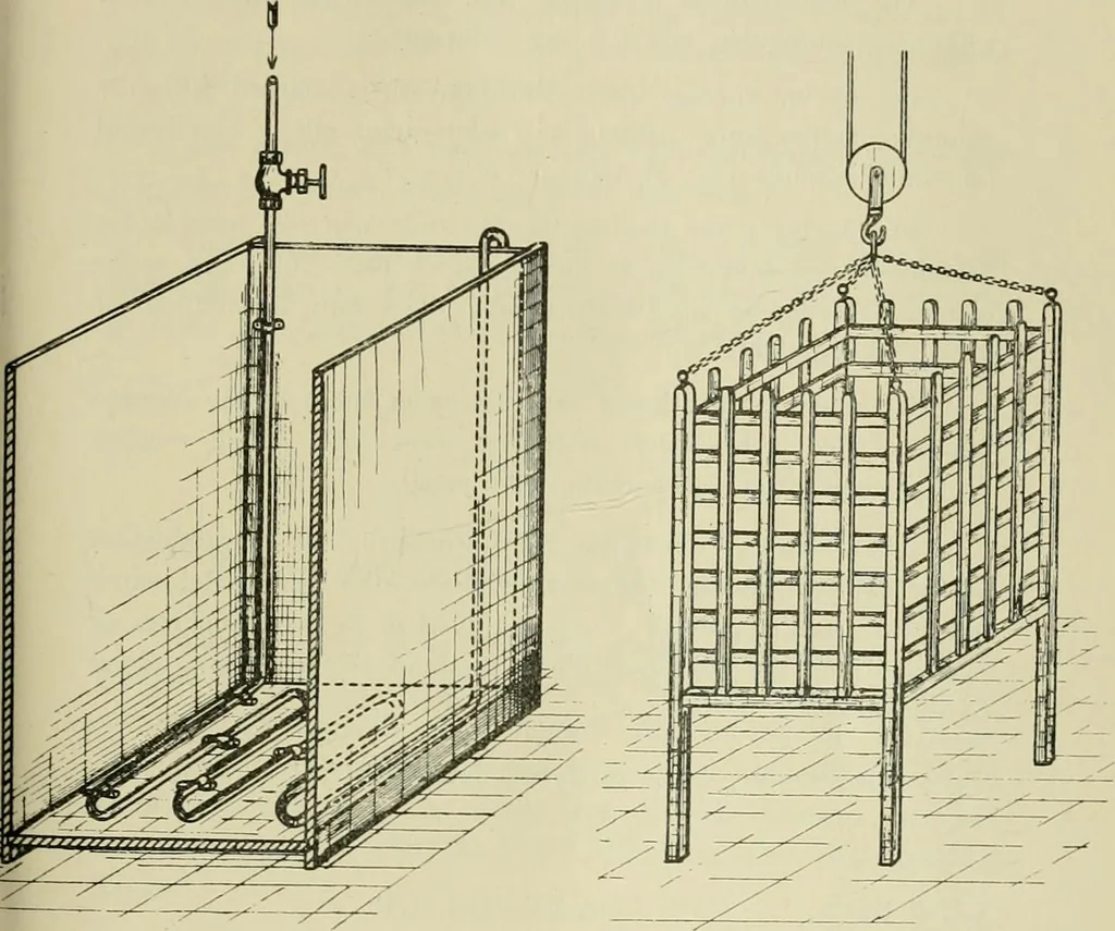 An illustration from The dyeing of cotton and other vegetable fibres with the dyestuffs of Leopold Cassella & Co. Frankfort o. M, 1902, leaf 272