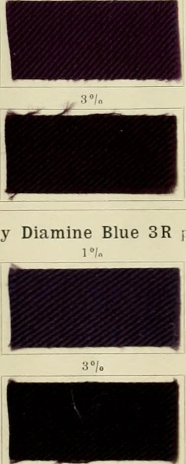 An illustration from The dyeing of cotton and other vegetable fibres with the dyestuffs of Leopold Cassella & Co. Frankfort o. M, 1902, leaf 55
