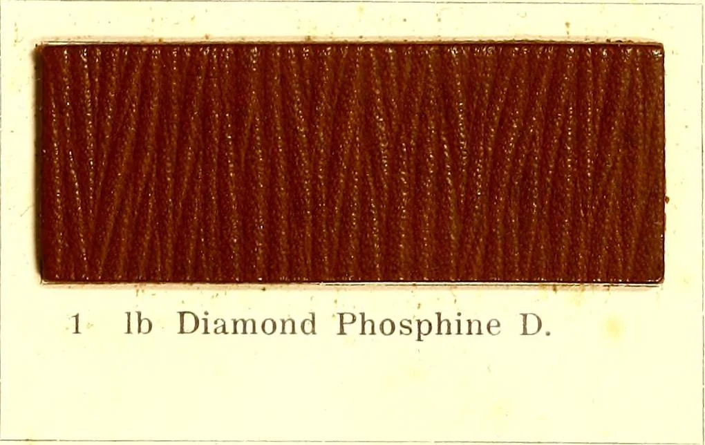 An illustration from The dyeing of leather with the dyestuffs of Cassella Color Company, 1910, leaf 38