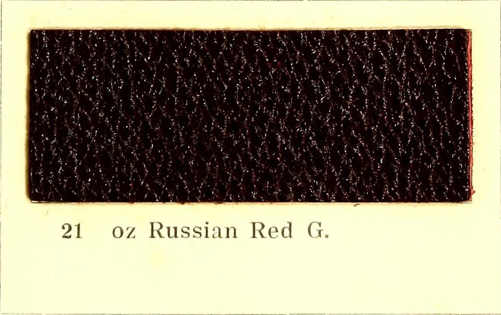 An illustration from The dyeing of leather with the dyestuffs of Cassella Color Company, 1910, leaf 54