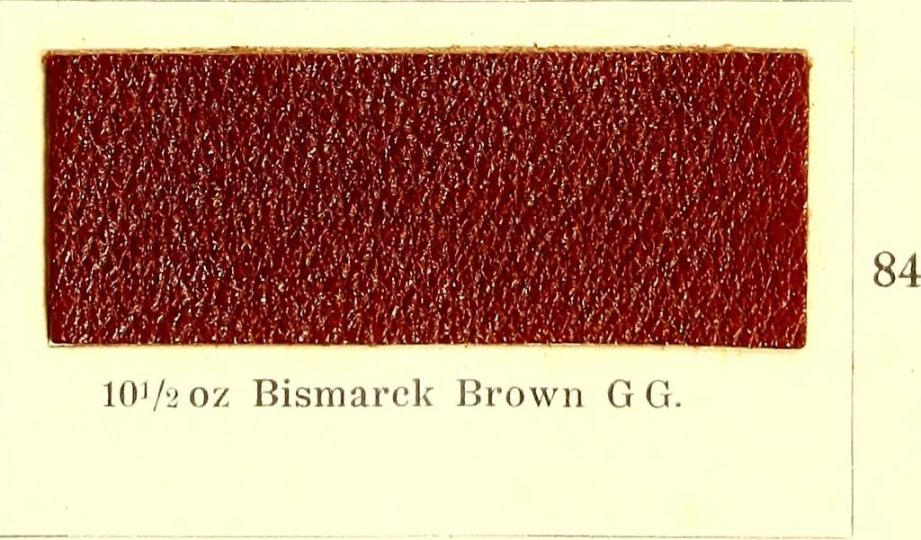 An illustration from The dyeing of leather with the dyestuffs of Cassella Color Company, 1910, leaf 54