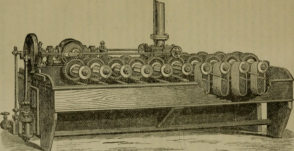 An illustration from The dyeing of textile fabrics, 1885, leaf 203