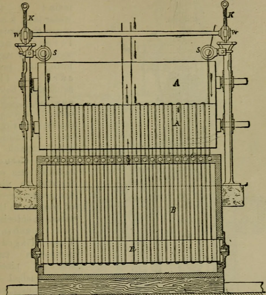 An illustration from The dyeing of textile fabrics, 1885, leaf 277