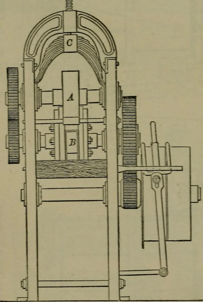 An illustration from The dyeing of textile fabrics, 1885, leaf 298