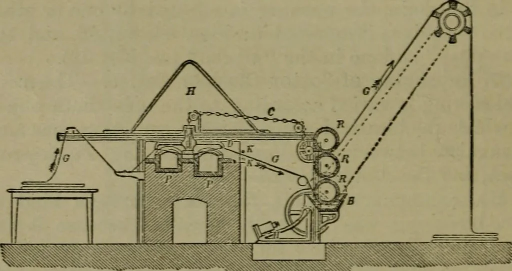 An illustration from The dyeing of textile fabrics, 1885, leaf 90
